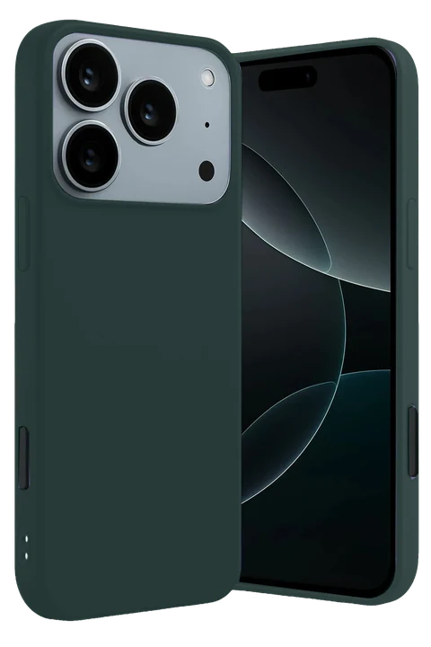 uryport Apple iPhone 18 Pro First Silikon - Koyu Yeşil