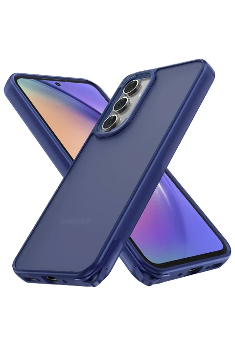 uryport Samsung Galaxy A34 5G Kılıf Elegant Kapak - Lacivert