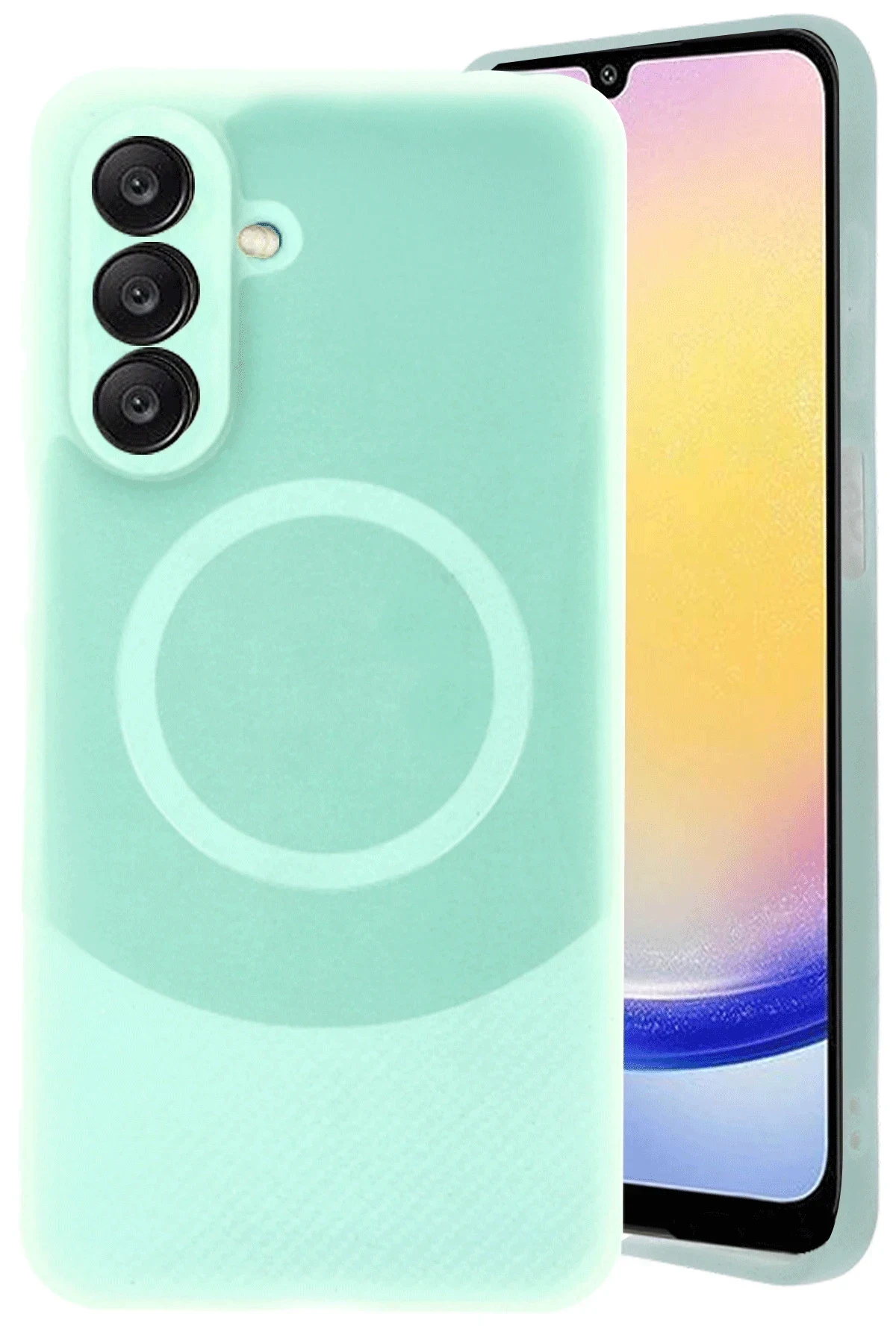 uryport Samsung A36 Kılıf Maya Karbon Kapak - Su Yeşili