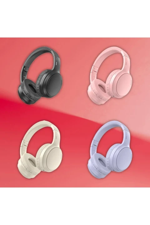 Karler Bass KRH4 Aktif Gürültü Engelleyici Özellikli Kafaüstü Kablosuz Bluetooth Kulaklık - Siyah