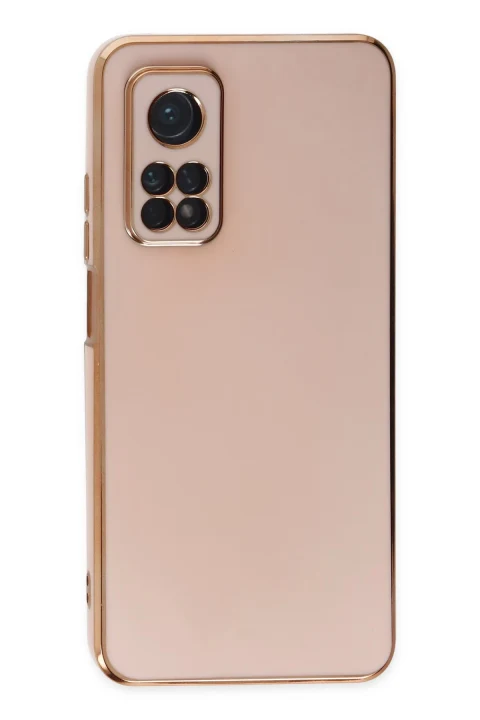 uryport Xiaomi Mi 10T Kılıf Volet Silikon - Pembe