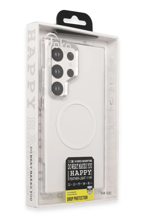 Joko Samsung Galaxy S24 Ultra Crystal Magsafe Kapak - Şeffaf