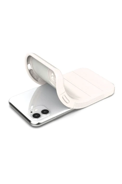 uryport Apple iPhone 11 Kılıf Optimum Silikon - Krem