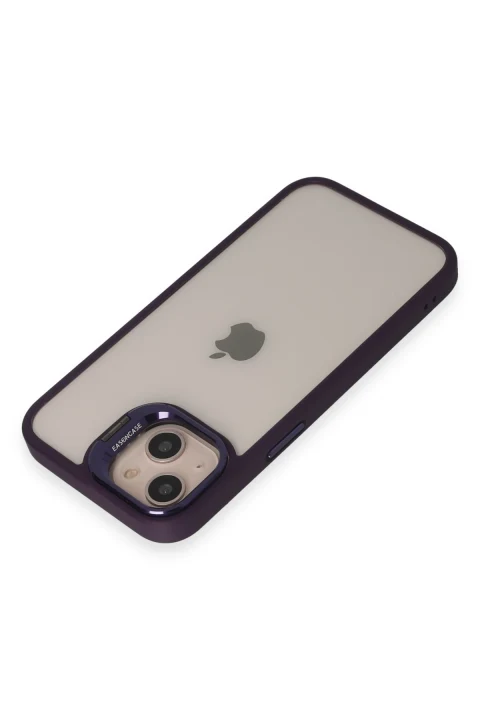 Joko Apple iPhone 14 Kılıf Roblox Lens Standlı Kapak - Derin Mor
