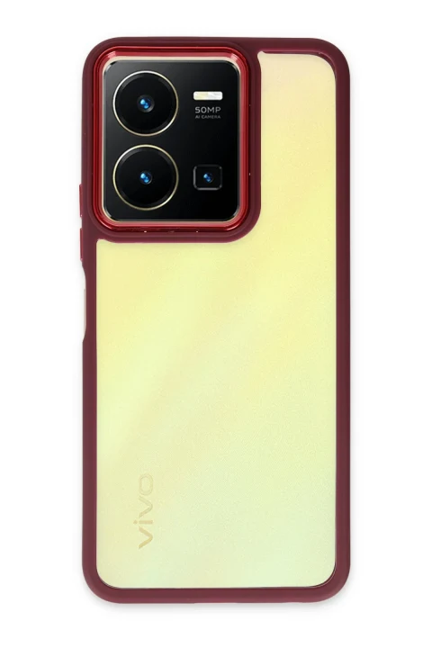 uryport Vivo Y35 Kılıf Dora Kapak - Kırmızı