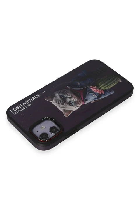 Joko Apple iPhone 11 Fun Magsafe Kapak - Derin Mor