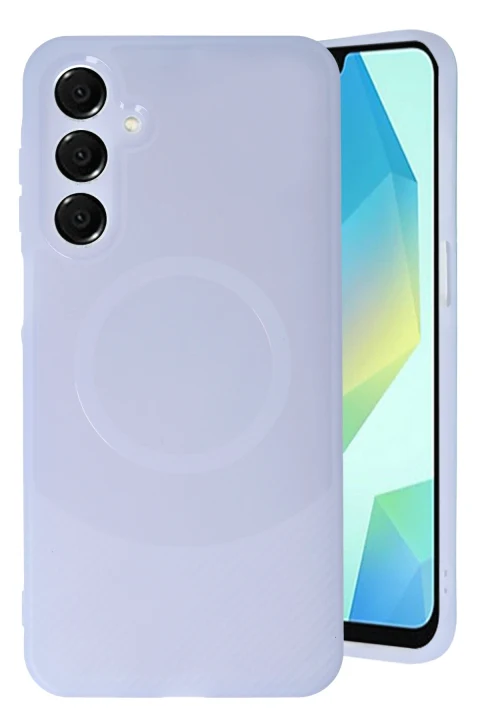 uryport Samsung A56 Kılıf Maya Karbon Kapak - Lila
