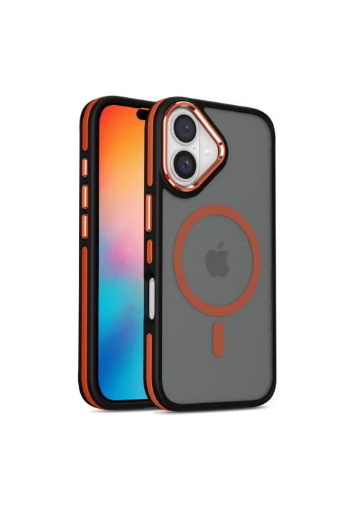 Joko Apple iPhone 16 Winner Magsafe Kapak - Turuncu
