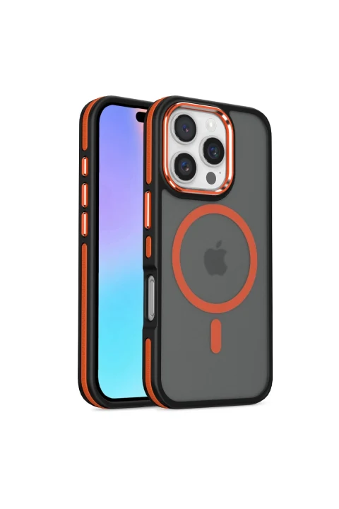 Joko Apple iPhone 16 Pro Winner Magsafe Kapak - Turuncu