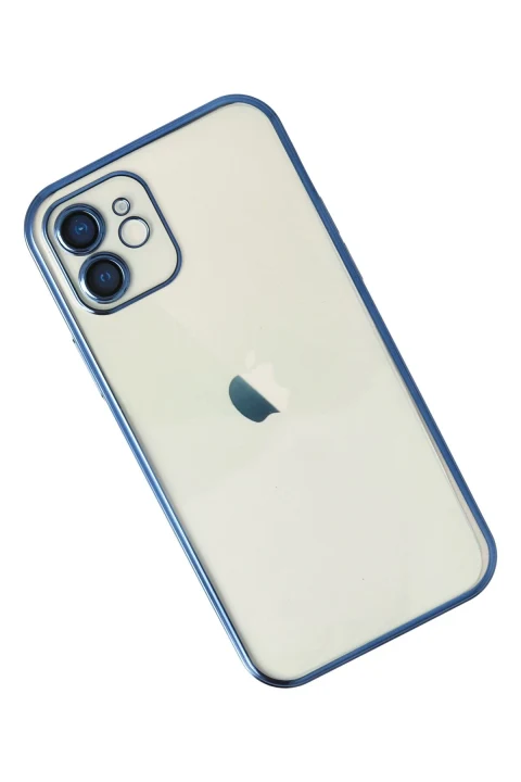 uryport Apple iPhone 11 Kılıf Razer Lensli Silikon - Lacivert