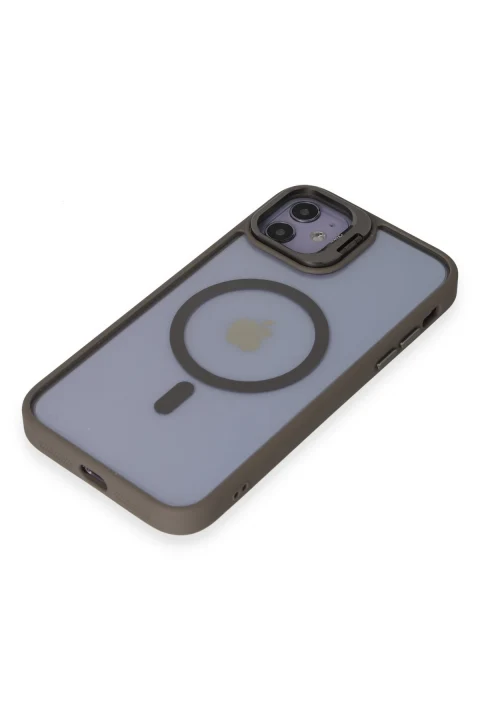 Joko Apple iPhone 11 Kılıf Roblox Lens Magsafe Standlı Kapak - Titan Gri