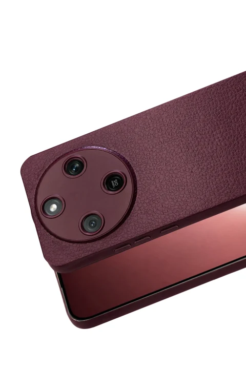 uryport Huawei Honor Magic 8 Lite Thermax Silikon Kılıf - Bordo