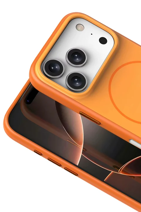 Joko Apple iPhone 17 Pro Max/18 Pro Max Neva Magsafe Kapak - Turuncu