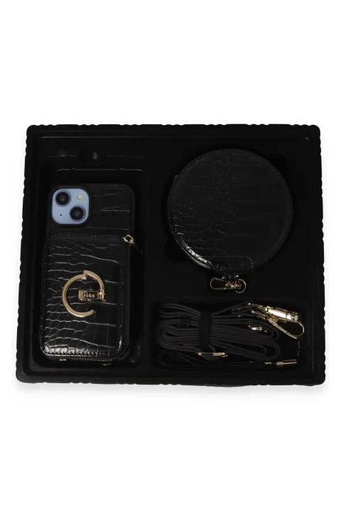Joko Apple iPhone 14 Kılıf Ermes Kapak - Siyah