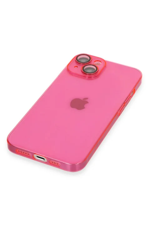 uryport Apple iPhone 14 Kılıf Armada Lensli Kapak - Pembe