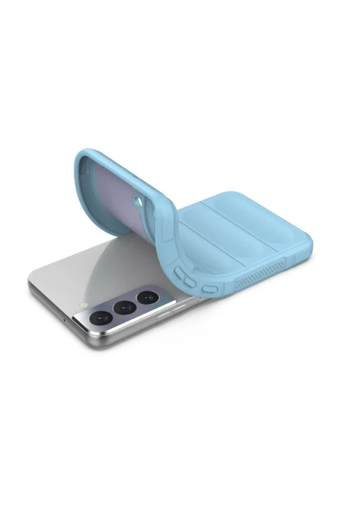 uryport Samsung Galaxy S21 Kılıf Optimum Silikon - Sky Blue