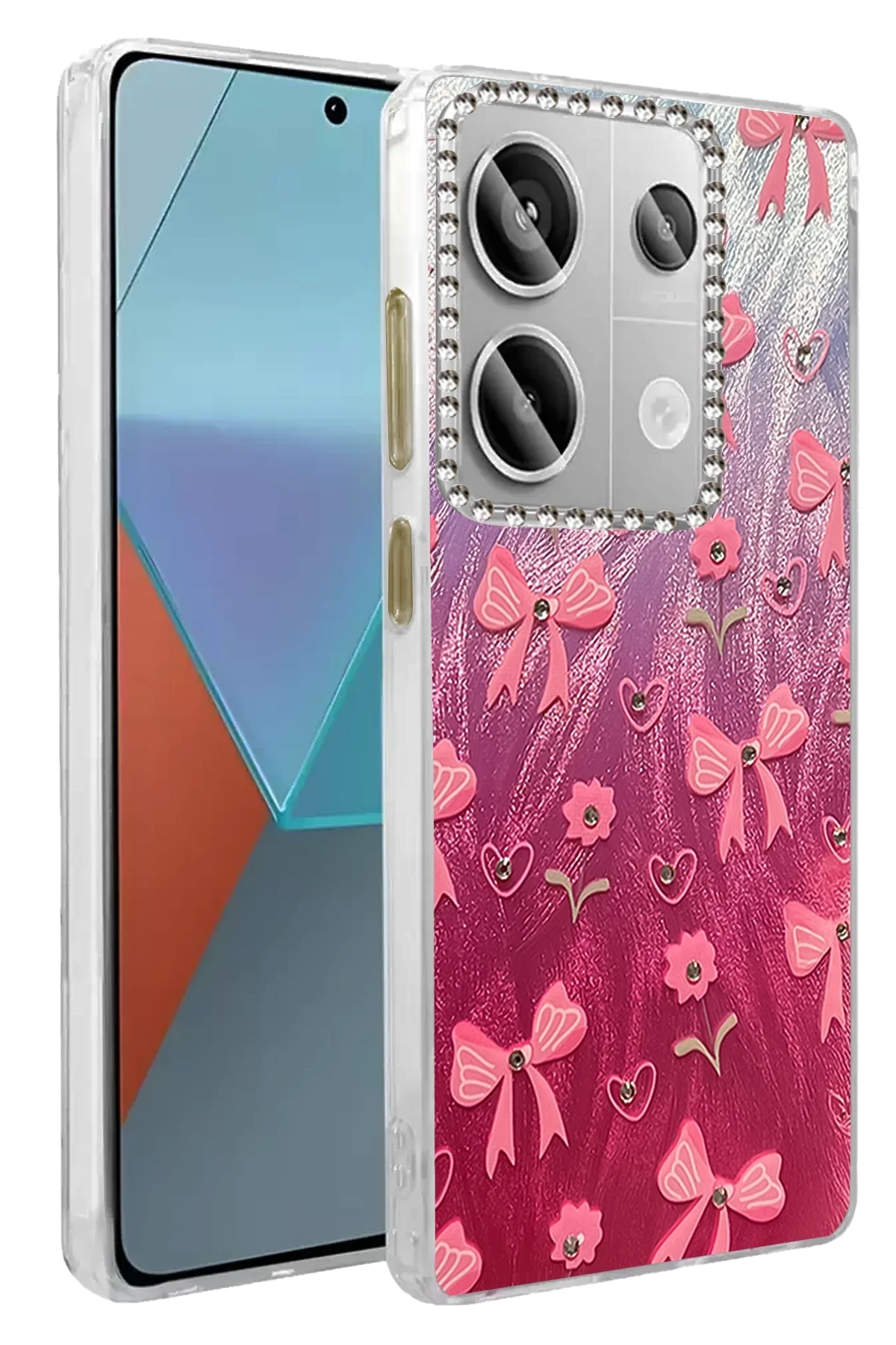 uryport Xiaomi Redmi Note 13 Pro 5G Kılıf Blade Aynalı Desenli Kapak - Desen 3