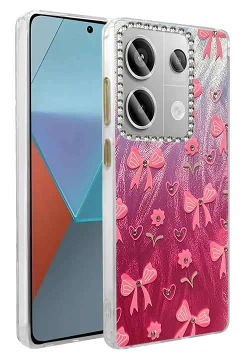 uryport Xiaomi Redmi Note 13 Pro 5G Kılıf Blade Aynalı Desenli Kapak - Desen 3