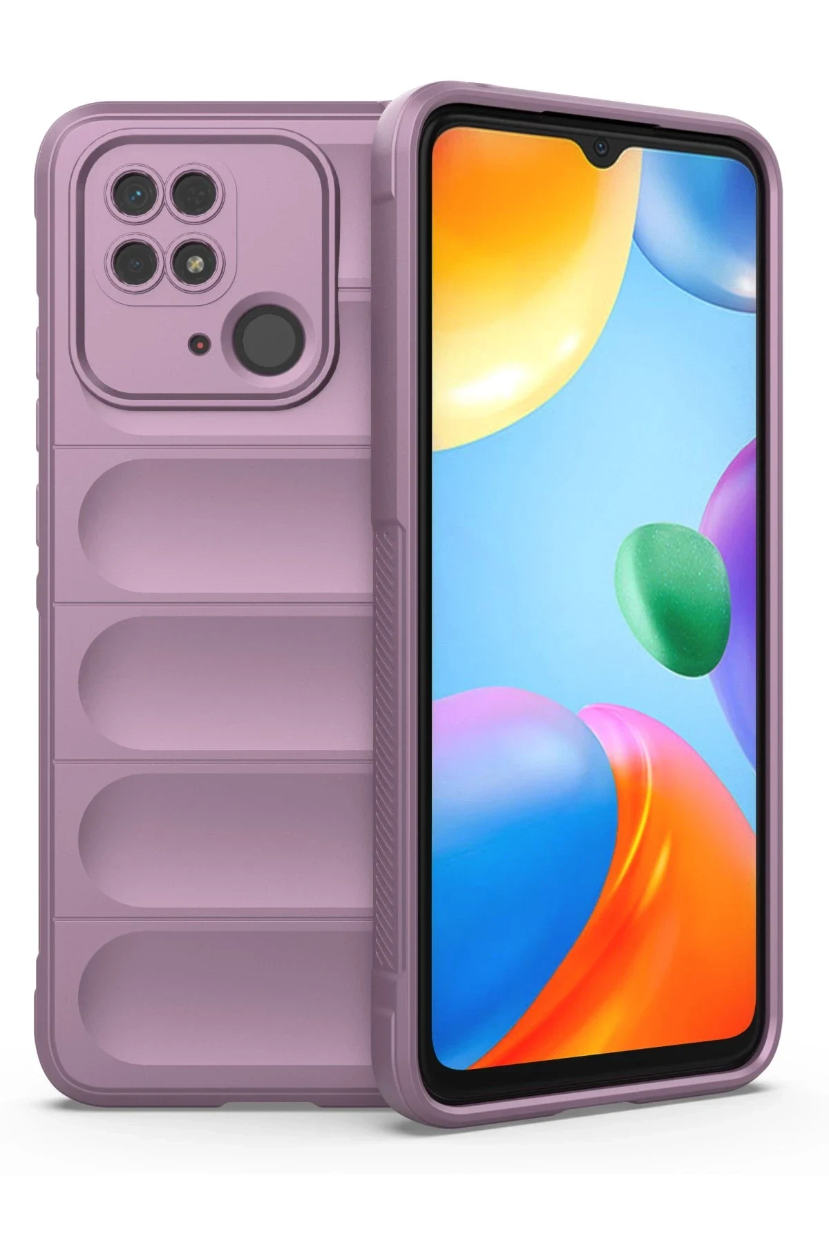 uryport Xiaomi Redmi 10C Kılıf Optimum Silikon - Mor