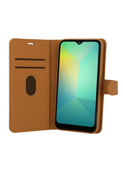 uryport Samsung Galaxy S25 FE Trend S Plus Kapaklı Kılıf - Taba