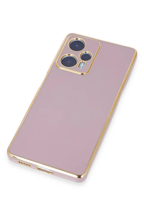 uryport Xiaomi Poco F5 Kılıf Volet Silikon - Mor