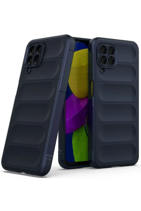 uryport Samsung Galaxy M33 Kılıf Optimum Silikon - Lacivert