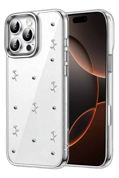 uryport Apple iPhone 16 Pro Fiyonk Desenli Kapak - Desen 4