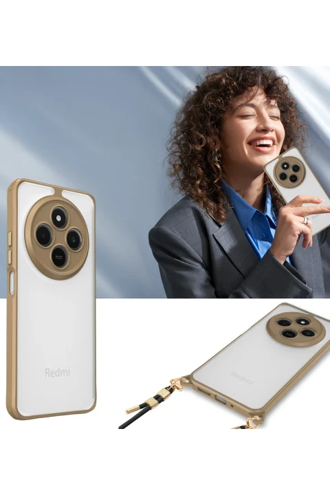uryport Xiaomi Redmi 14C Kılıf Penta Silikon Kılıf - Şeffaf