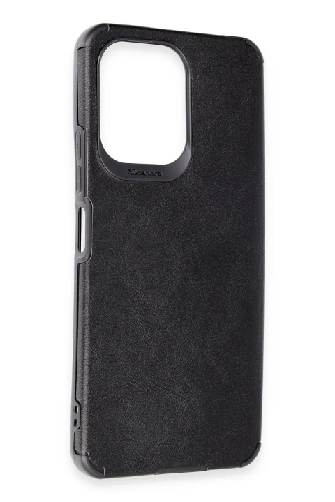 uryport Xiaomi Redmi 13C Kılıf Loop Deri Silikon - Siyah