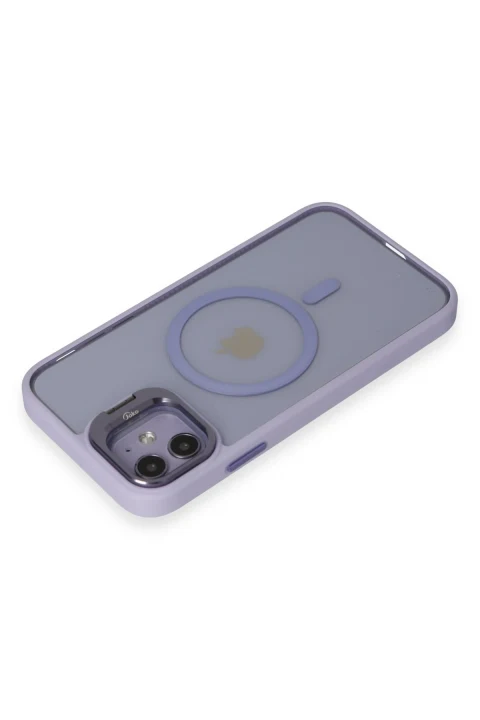 Joko Apple iPhone 11 Kılıf Roblox Lens Magsafe Standlı Kapak - Lila