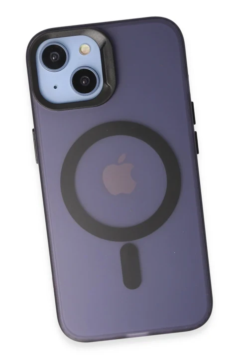 Joko Apple iPhone 15 Kılıf Mateks Magsafe Kapak - Derin Mor