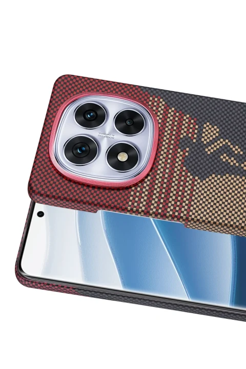 uryport Xiaomi Redmi Note 14 Pro 4G Vega Magsafe Kapak - Kırmızı