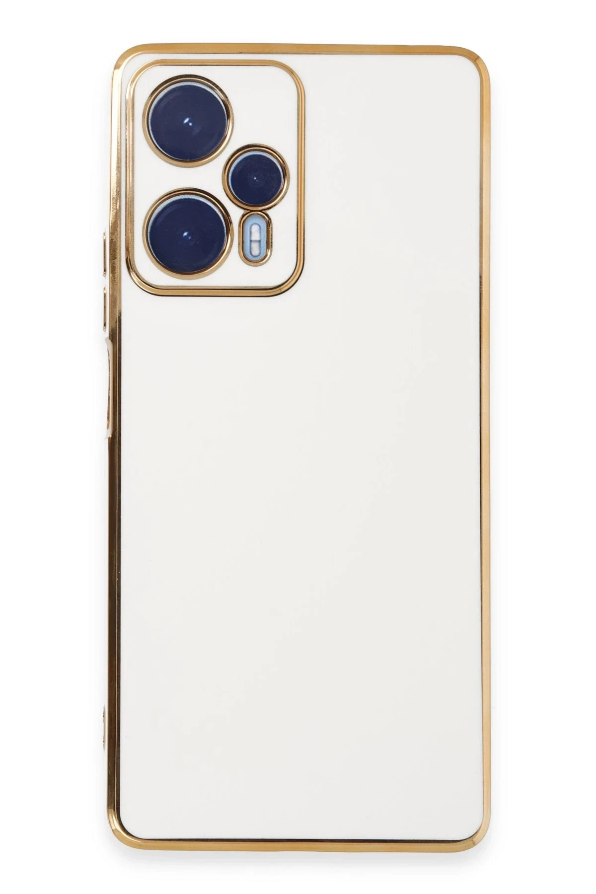 uryport Xiaomi Poco F5 Kılıf Volet Silikon - Beyaz