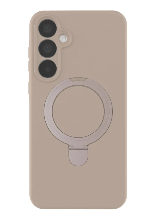 uryport Samsung Galaxy A55 5G Regal Magsafe Standlı Kapak - Çöl Titanyum