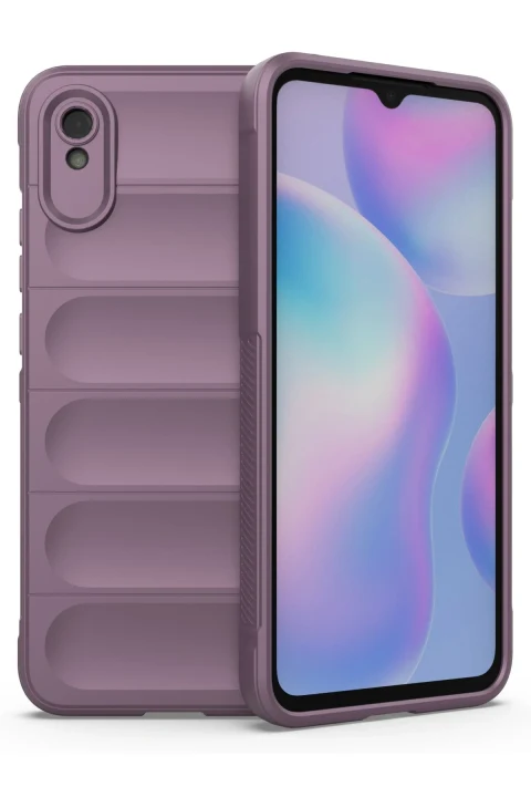 uryport Xiaomi Redmi 9A Kılıf Optimum Silikon - Mor