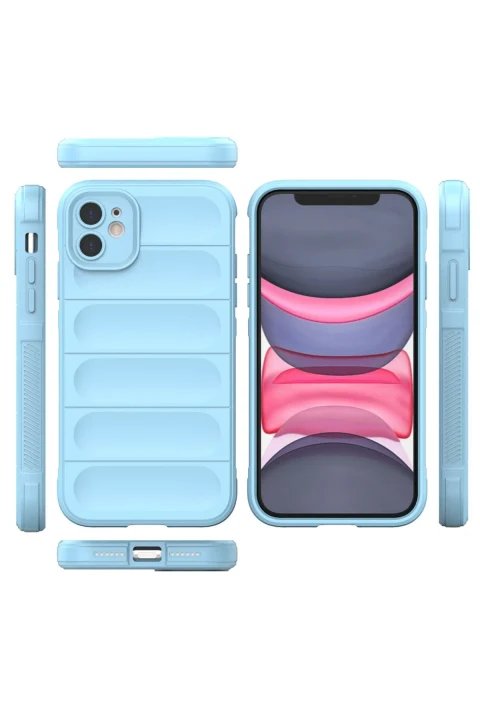 uryport Apple iPhone 11 Kılıf Optimum Silikon - Sky Blue