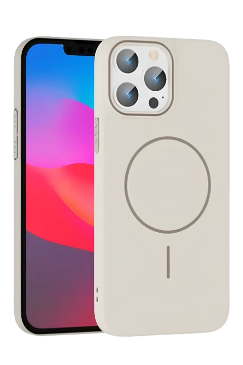 Joko Apple iPhone 14 Pro Max Broş Magsafe Kapak - Krem