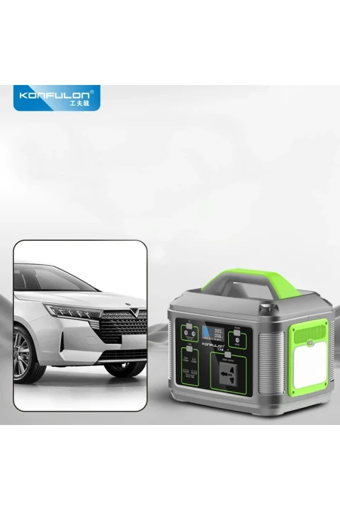 Konfulon CN05 Powerbank 600W 128.000 mAh Kamp Şarj 60W PD - Siyah