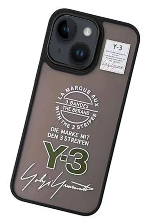 Movenchy Apple iPhone 15 Terra Desenli Kapak - Siyah - 1