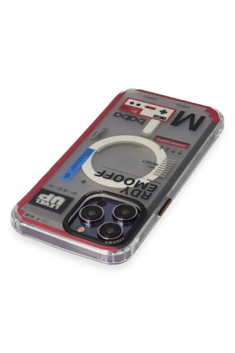 Keep Off Apple iPhone 14 Pro Max Kılıf Clone Space Magsafe Kapak - Clone - 15