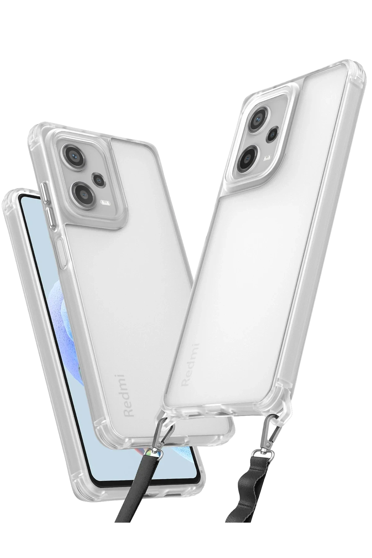 uryport Xiaomi Redmi Note 12 Pro 5G Kılıf Penta Silikon Kılıf - Şeffaf