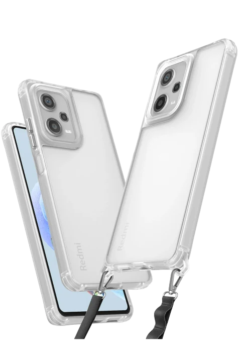 uryport Xiaomi Redmi Note 12 Pro 5G Kılıf Penta Silikon Kılıf - Şeffaf