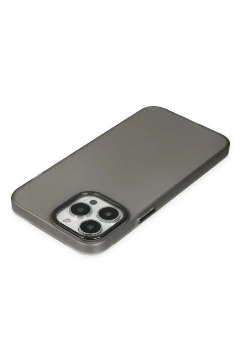 uryport Apple iPhone 13 Pro Kılıf Modos Metal Kapak - Siyah