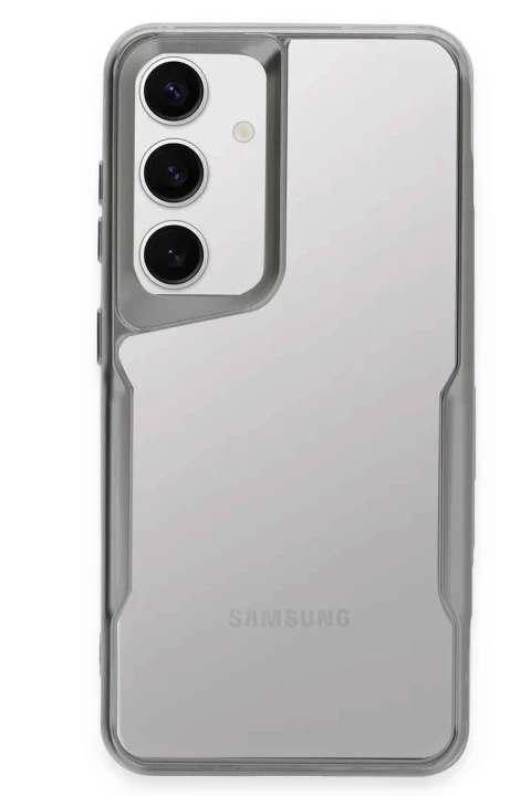 uryport Samsung Galaxy A16 5G Kılıf Boyi Silikon Kapak - Gümüş