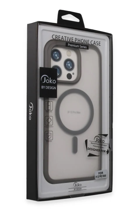 Joko Apple iPhone 15 Toras Airbag Magsafe Kapak - Titan Gri
