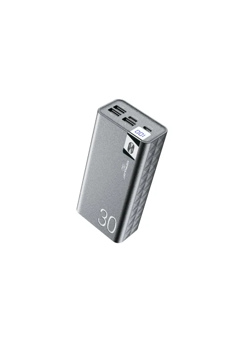 Konfulon A19 Dijital Ekranlı Powerbank 30.000 mAh Hızlı Şarj - Siyah