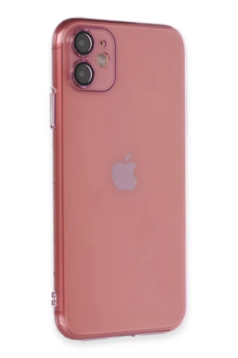 uryport Apple iPhone 11 Kılıf Armada Lensli Kapak - Rose Gold