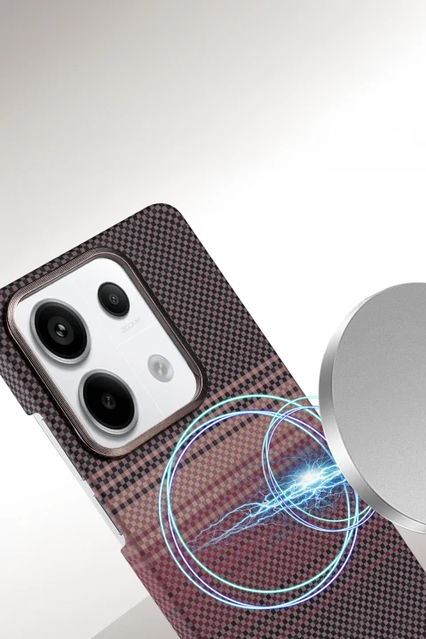 uryport Xiaomi Redmi Note 13 Pro 4G Vega Magsafe Kapak - Yeşil
