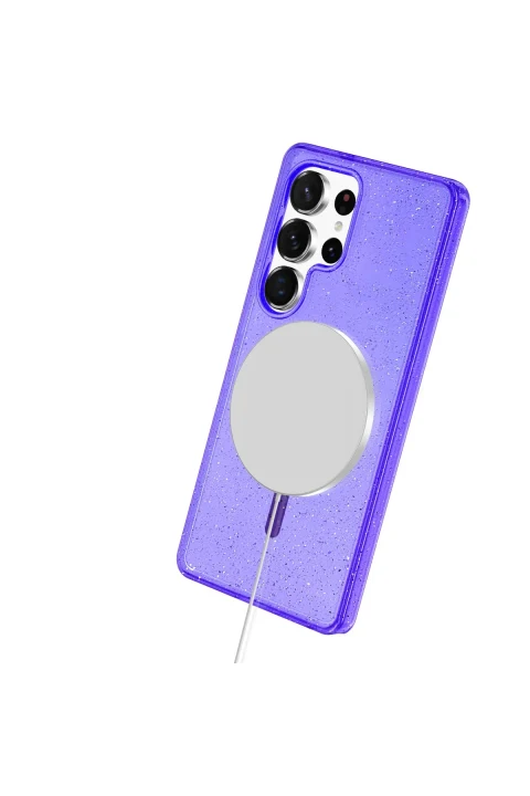 Joko Samsung Galaxy S24 Ultra Kılıf Star Magsafe Kapak - Mor