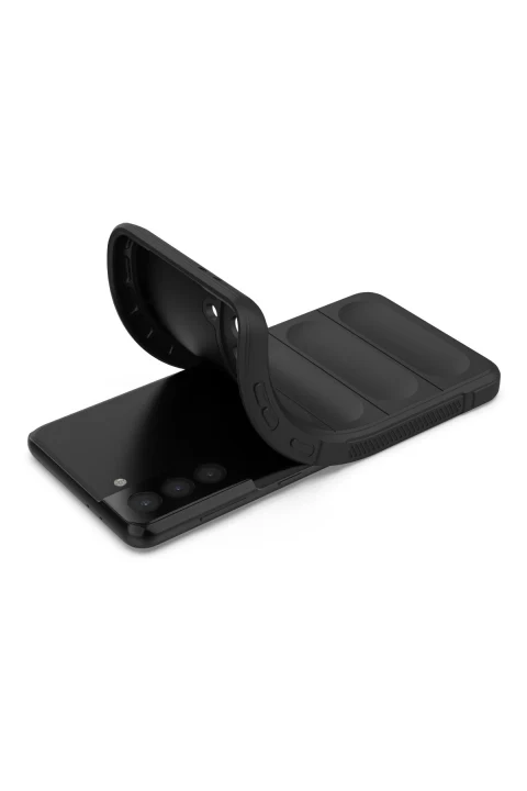 uryport Samsung Galaxy S21 Plus Kılıf Optimum Silikon - Siyah